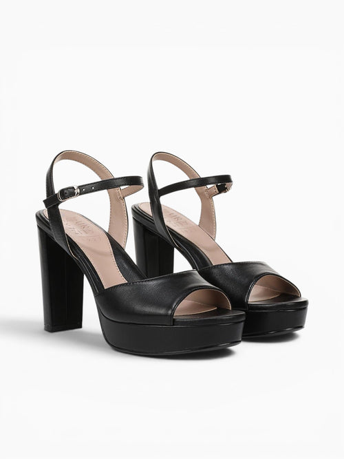 Marigold Black Leather Black / 5 / M
