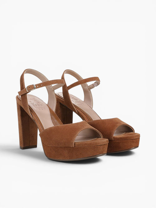 Marigold Dark Chestnut Suede Tan / 5 / M