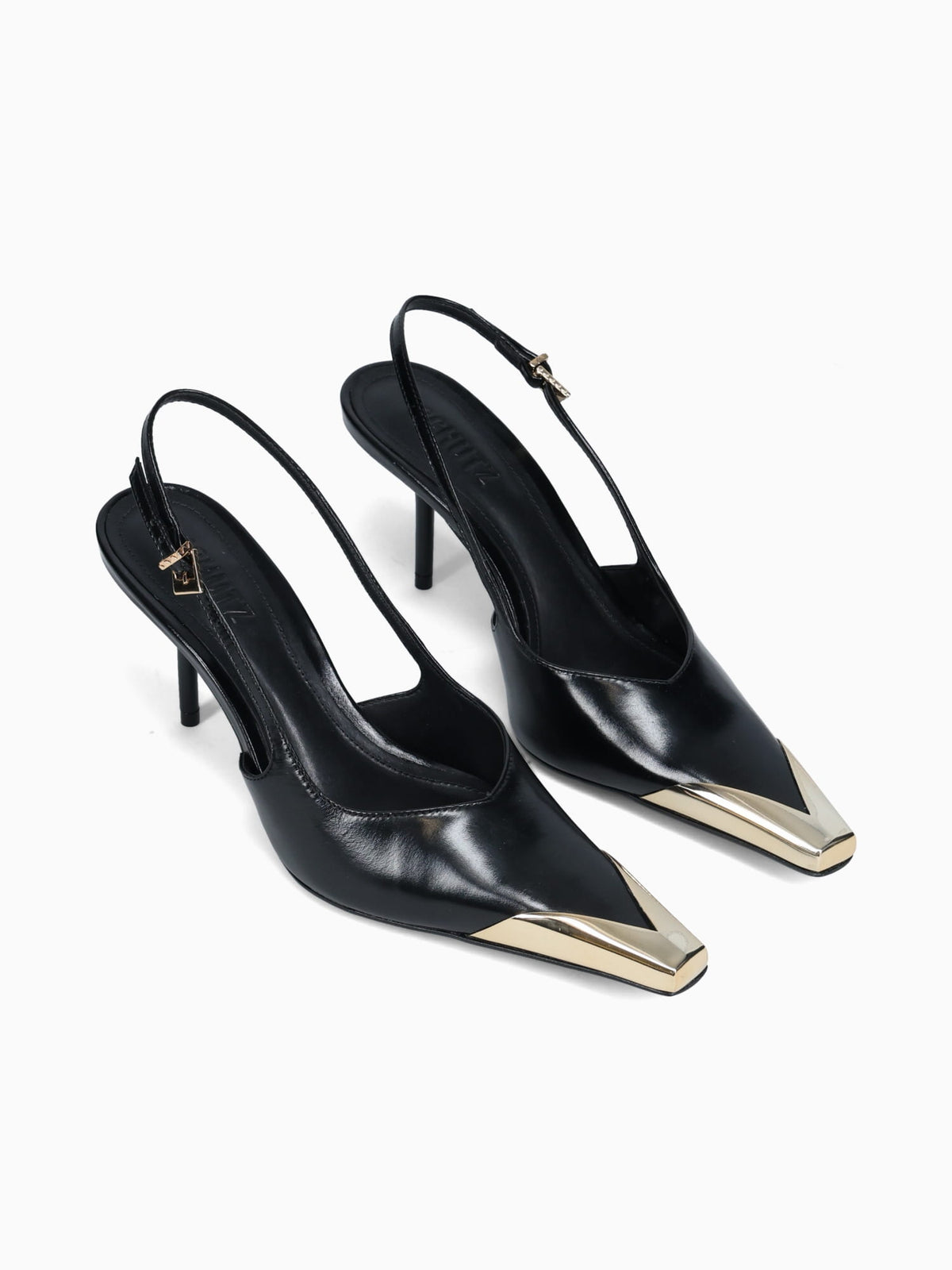 Silvia Black Polish Leather Black / 5 / M