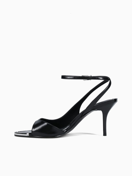 Sasha Black Polish Leather Black / 5 / M