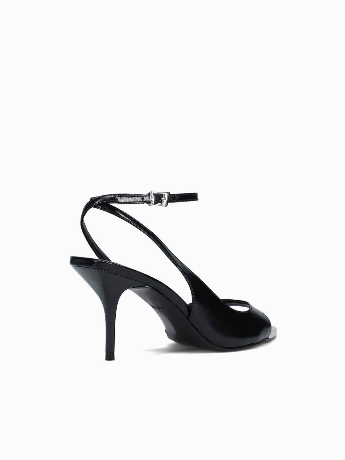Sasha Black Polish Leather Black / 5 / M
