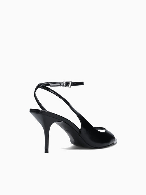 Sasha Black Polish Leather Black / 5 / M