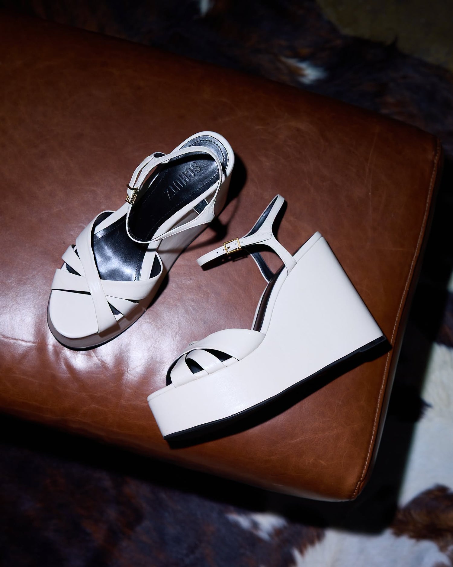 Salome Sugar White Leather
