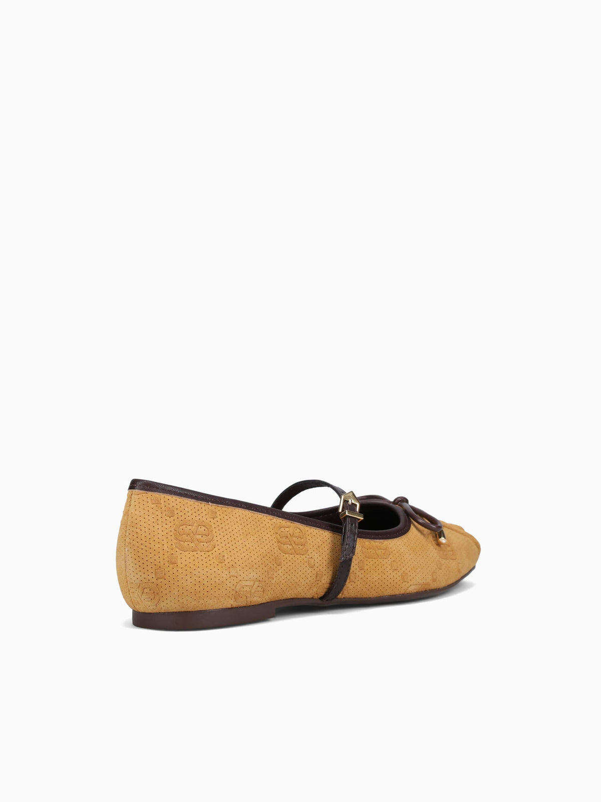 Skylar Amber Maplewood suede leather Dark Yellow / 5 / M