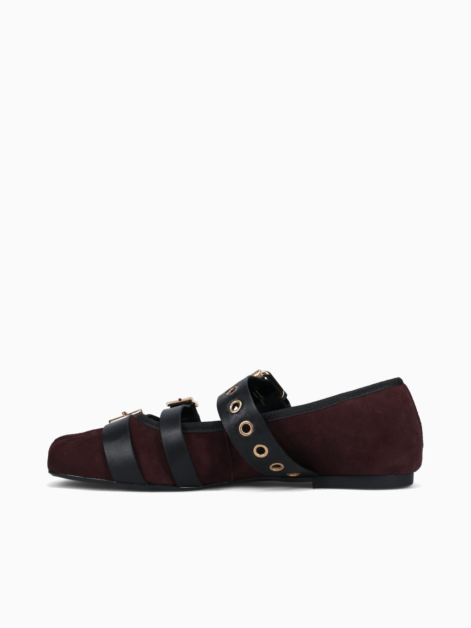 Sevyn Maplewood Black Suede Leather Black / 5 / M
