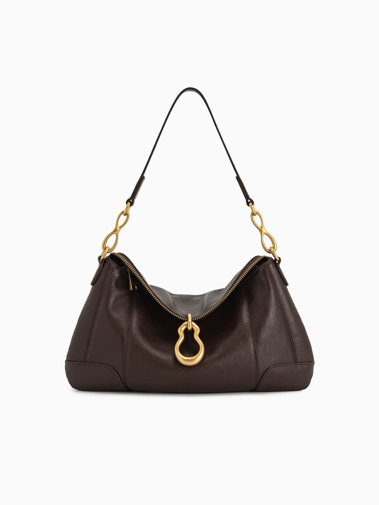 Jayla Shoulder Bag Dark Brown Dark Brown