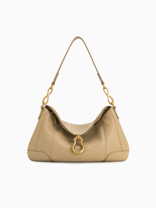 Jayla Shoulder Bag Khaki Taupe