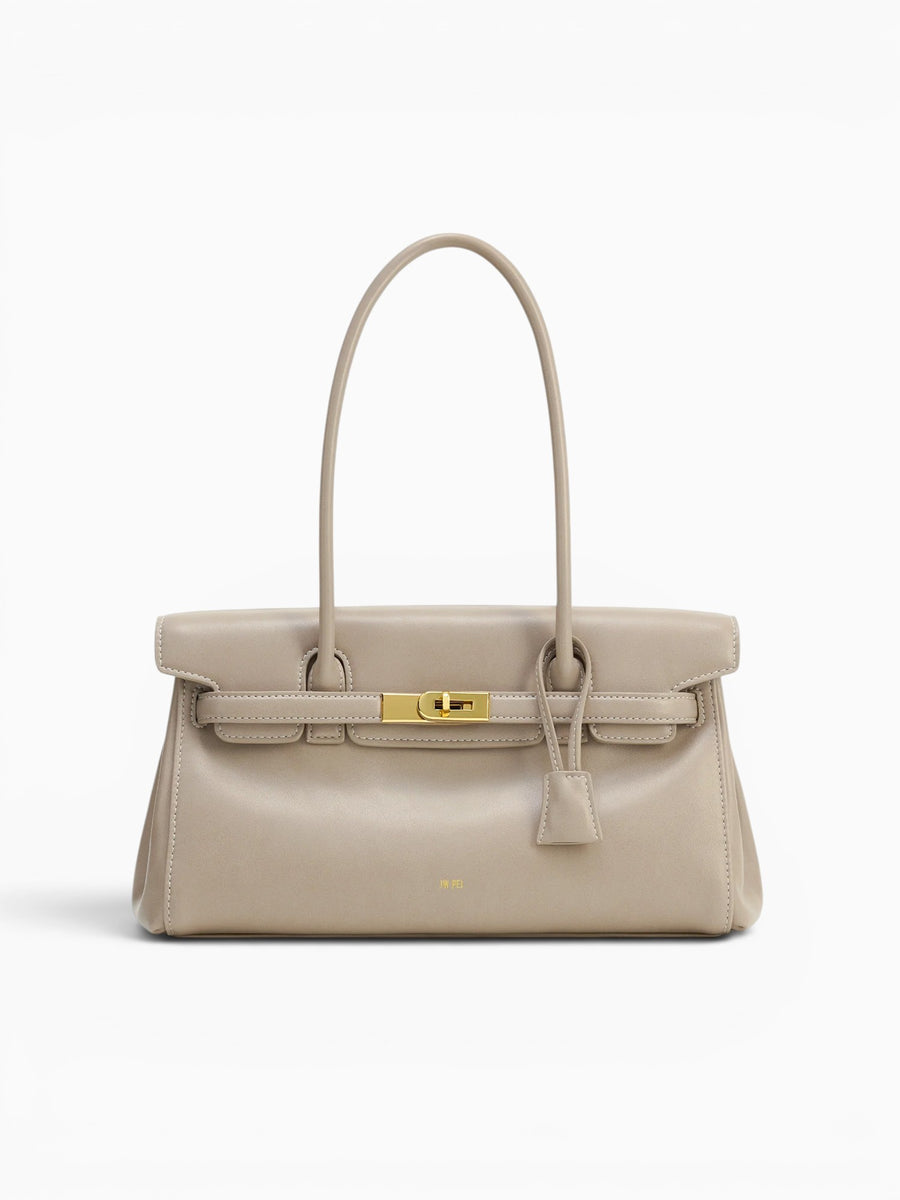 Yara Shoulder Bag Gray Apricot Grey