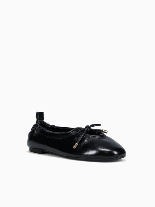 Audrey Black Leather Black / 5 / M