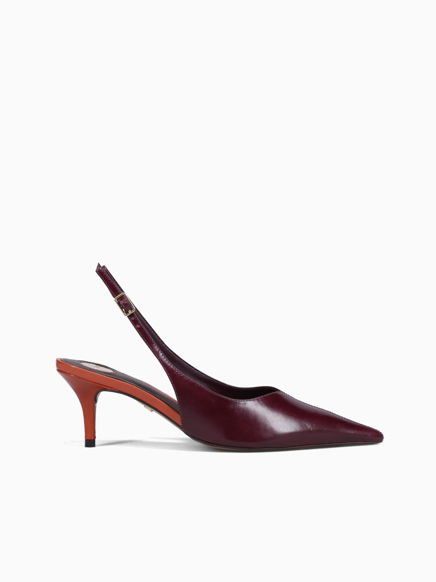 Janet Dark Bordo Leather Wine / 5 / M