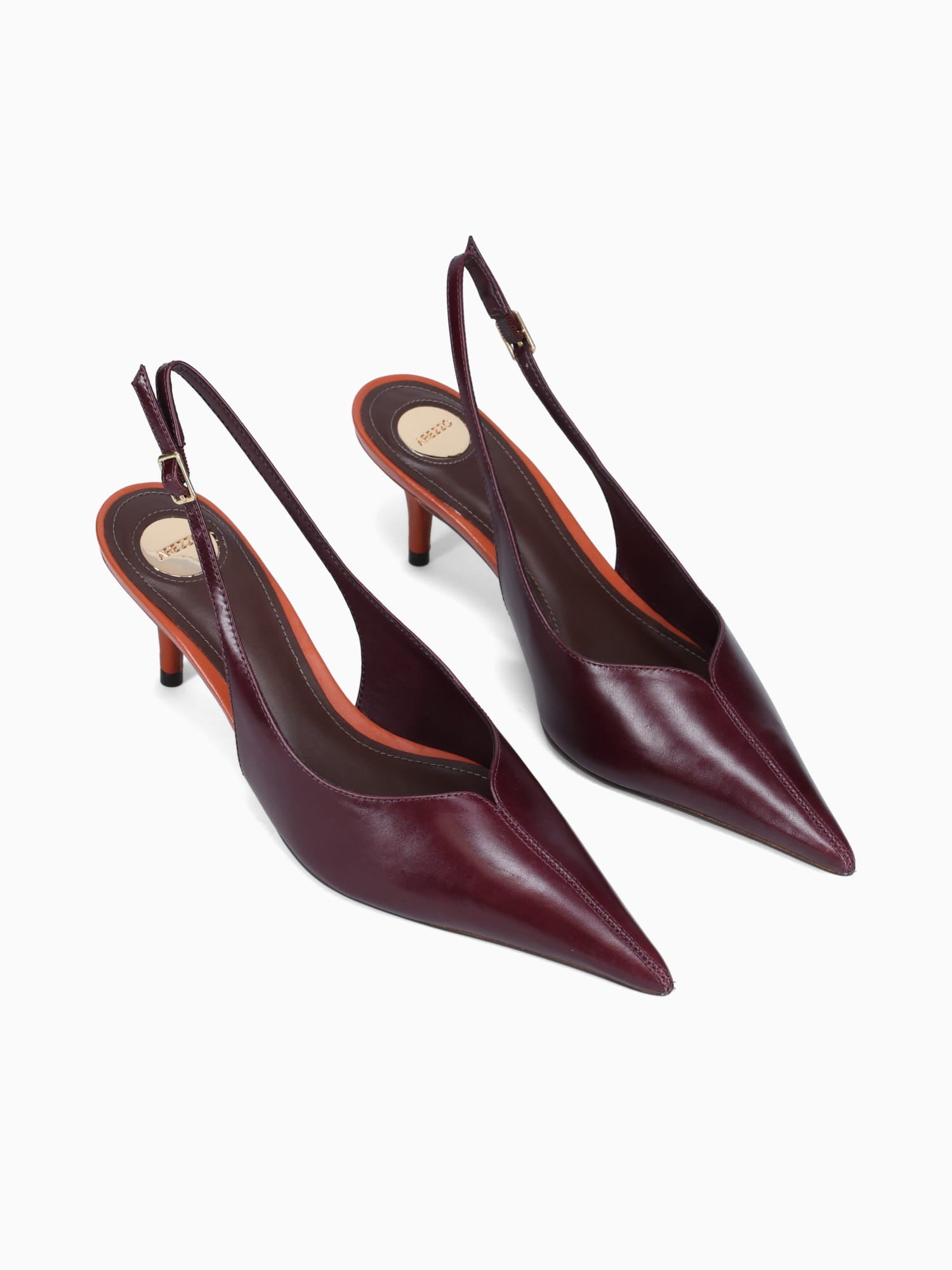 Janet Dark Bordo Leather Wine / 5 / M
