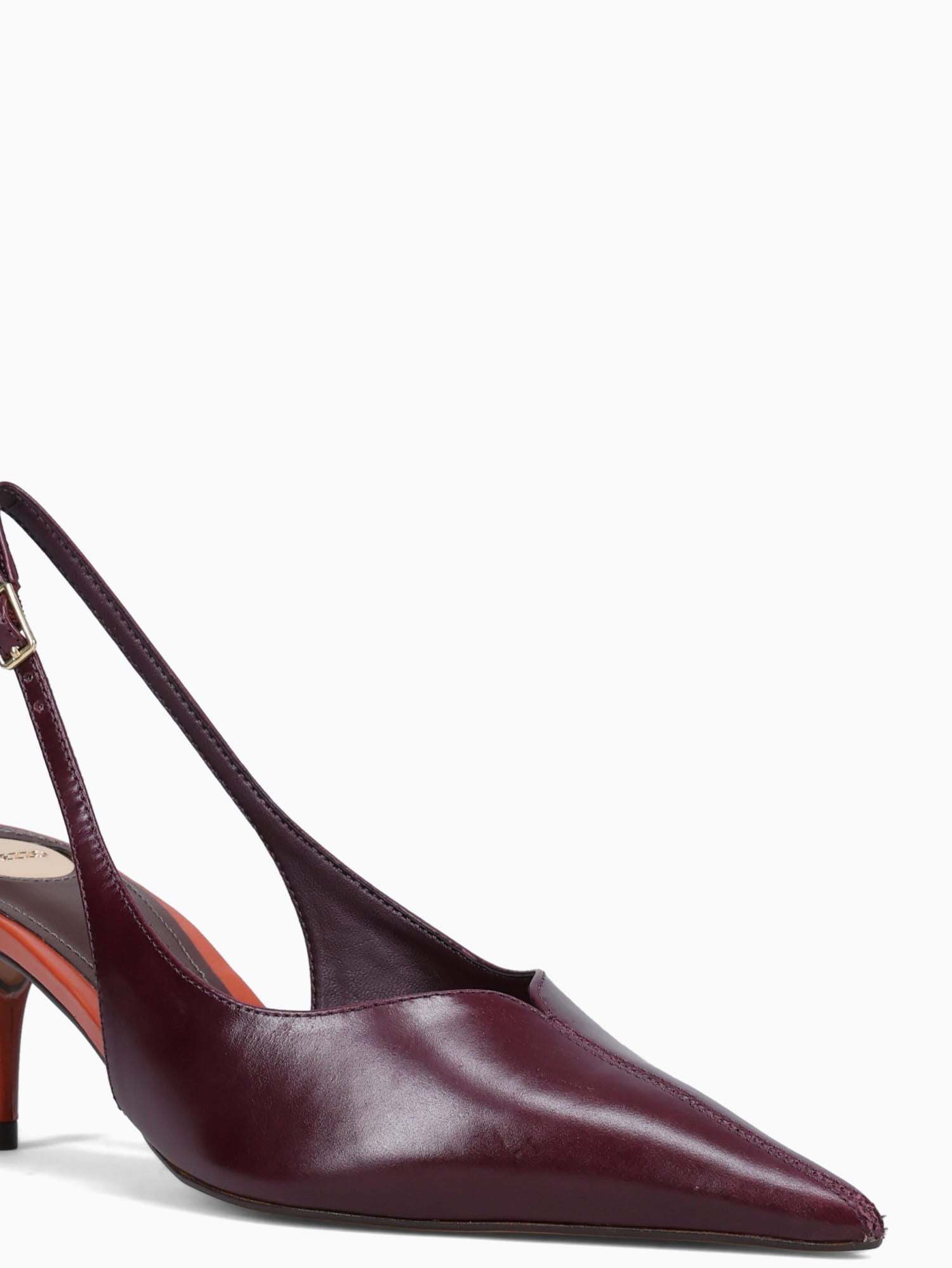 Janet Dark Bordo Leather Wine / 5 / M