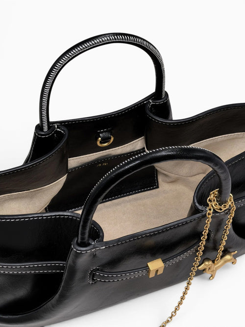 Maeve Dashshund Tote Black Black