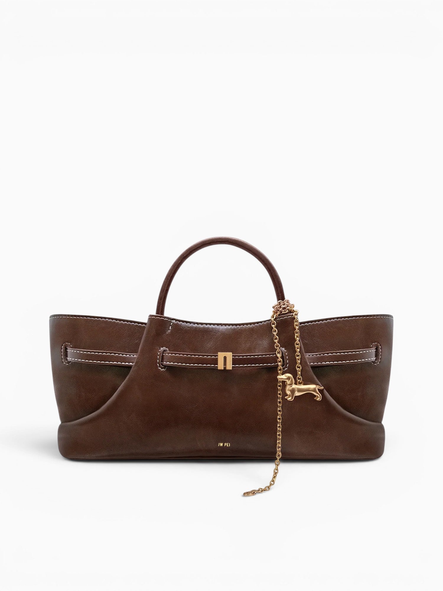Maeve Dashshund Tote Dark Brown Dark Brown