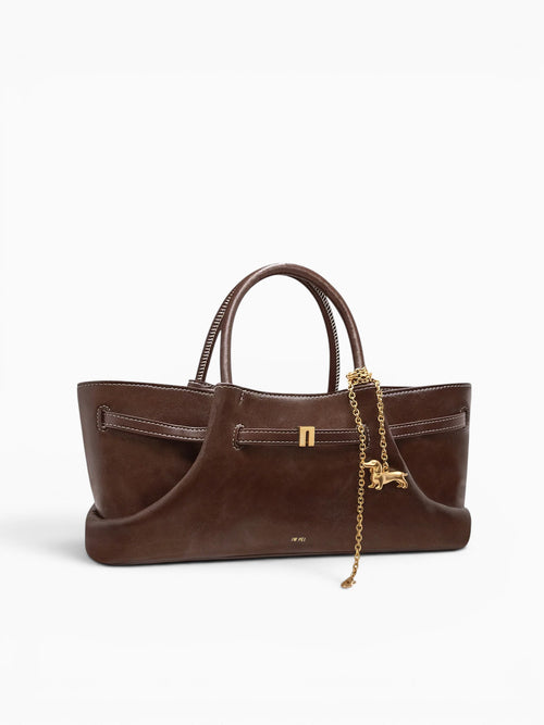 Maeve Dashshund Tote Dark Brown Dark Brown