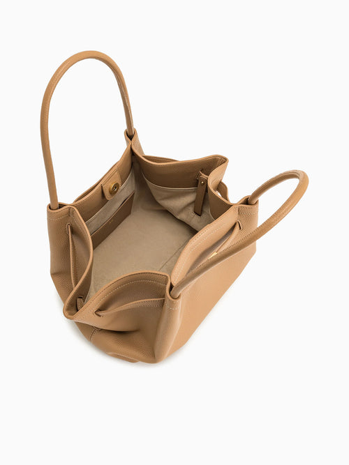 Hana Medium Tote Bag Latte Beige