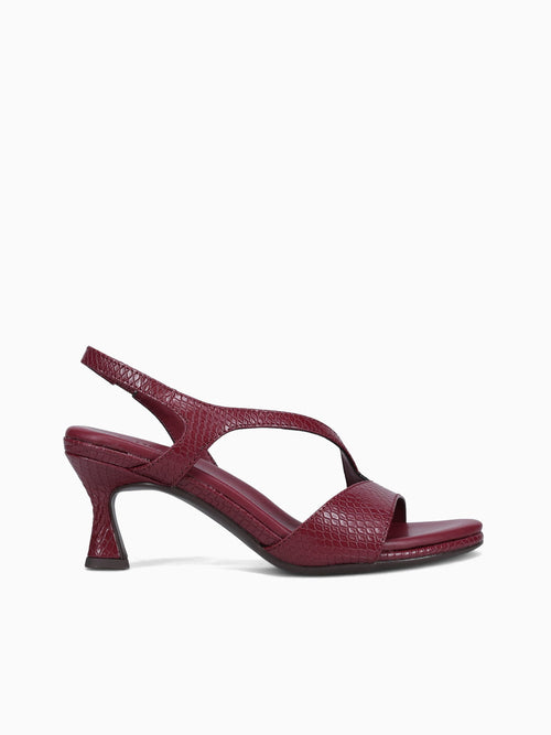 Joriana Cranberry Snake Dark Red / 5 / M
