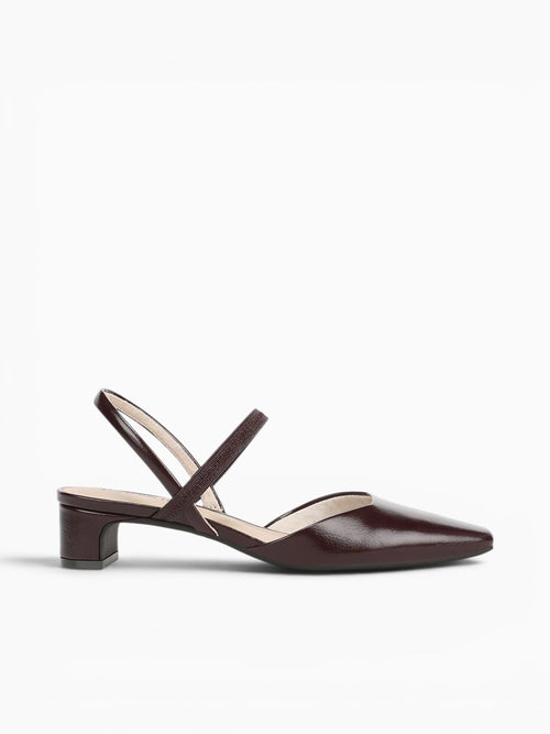 Lainey Chocolate Plum Smooth Dark Brown / 5 / M