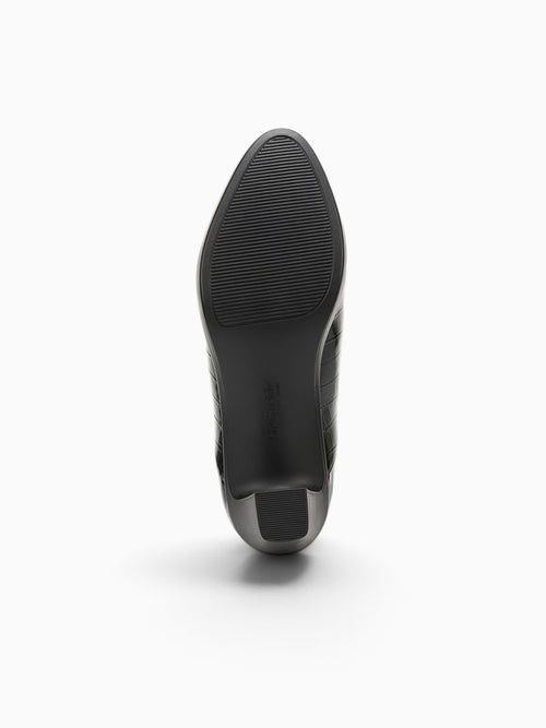 Elegant Black Smooth Black / 5 / M