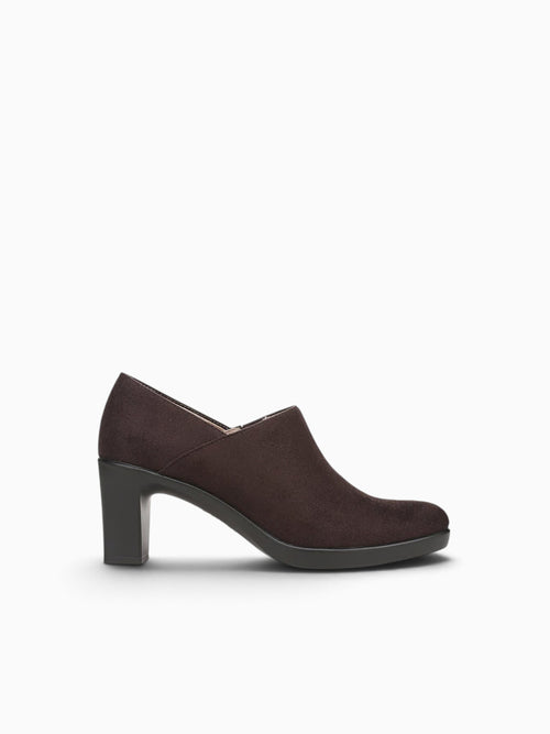 Elegant Dark Chocolate Suede Dark Brown / 5 / M