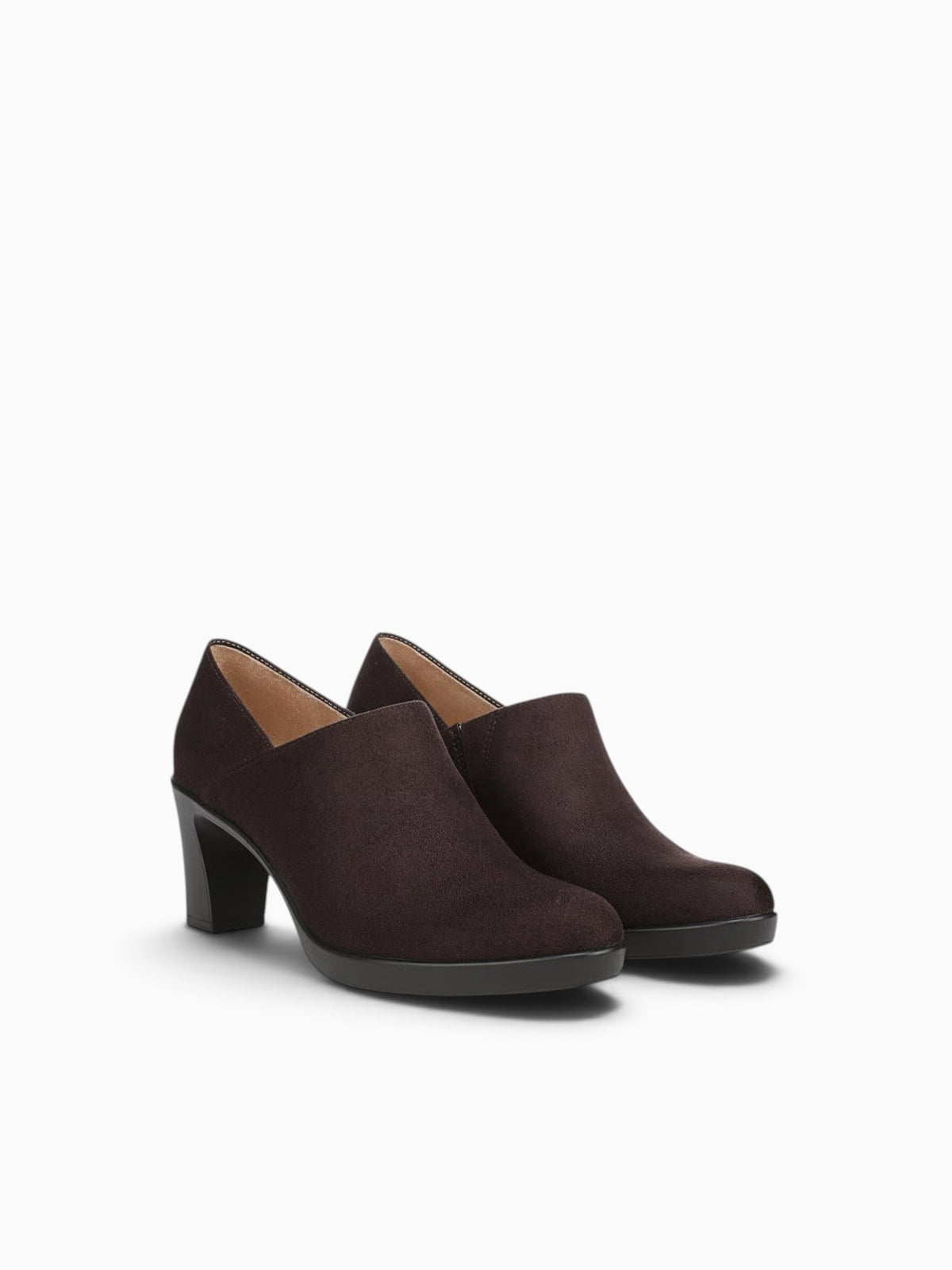 Elegant Dark Chocolate Suede Dark Brown / 5 / M