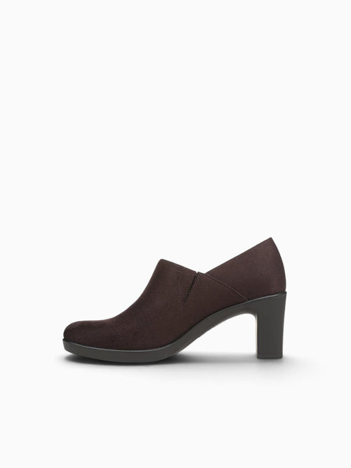 Elegant Dark Chocolate Suede Dark Brown / 5 / M