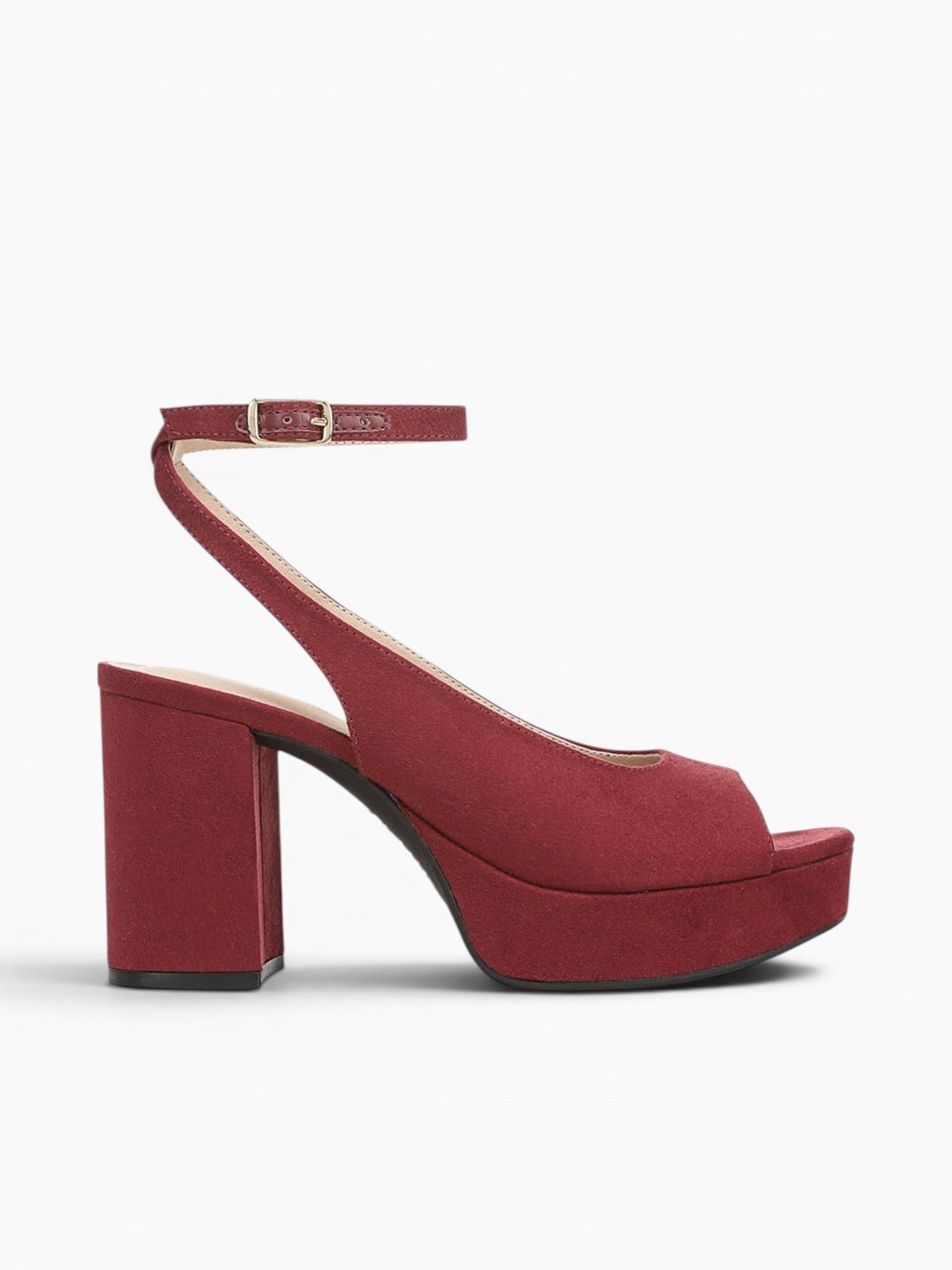 Aliyah Merlot Red Suede Wine / 5 / M