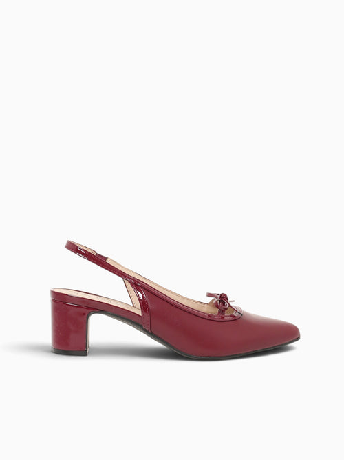 Maisy Dark Cherry Smooth Dark Red / 5 / M