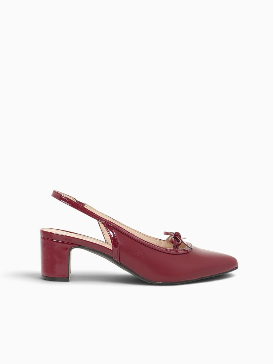 Maisy Dark Cherry Smooth Dark Red / 5 / M