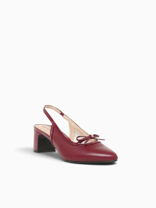 Maisy Dark Cherry Smooth Dark Red / 5 / M