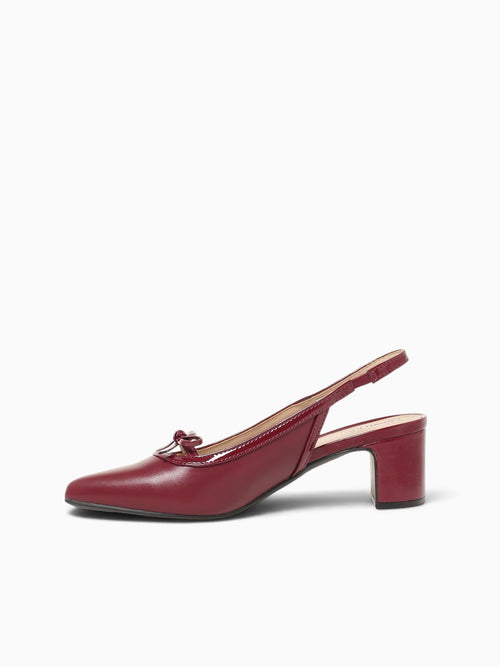 Maisy Dark Cherry Smooth Dark Red / 5 / M