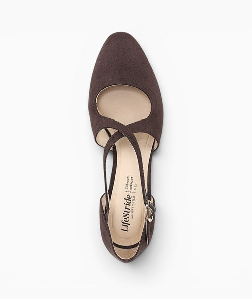 Tracy Dark Chocolate Fabric Dark Brown / 5 / M