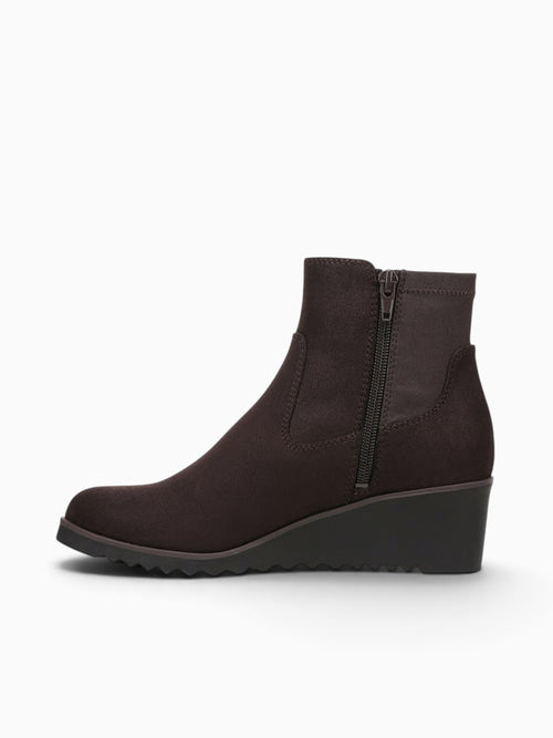 Zionne Dark Chocolate Suede Dark Brown / 5 / M