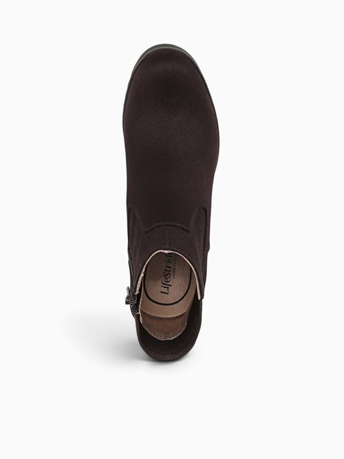 Zionne Dark Chocolate Suede Dark Brown / 5 / M