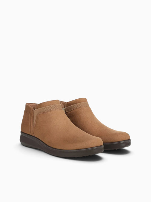 Flynn Dark Tan Fabric Tan / 5 / M