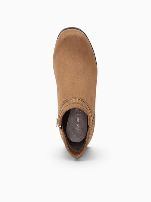 Flynn Dark Tan Fabric Tan / 5 / M