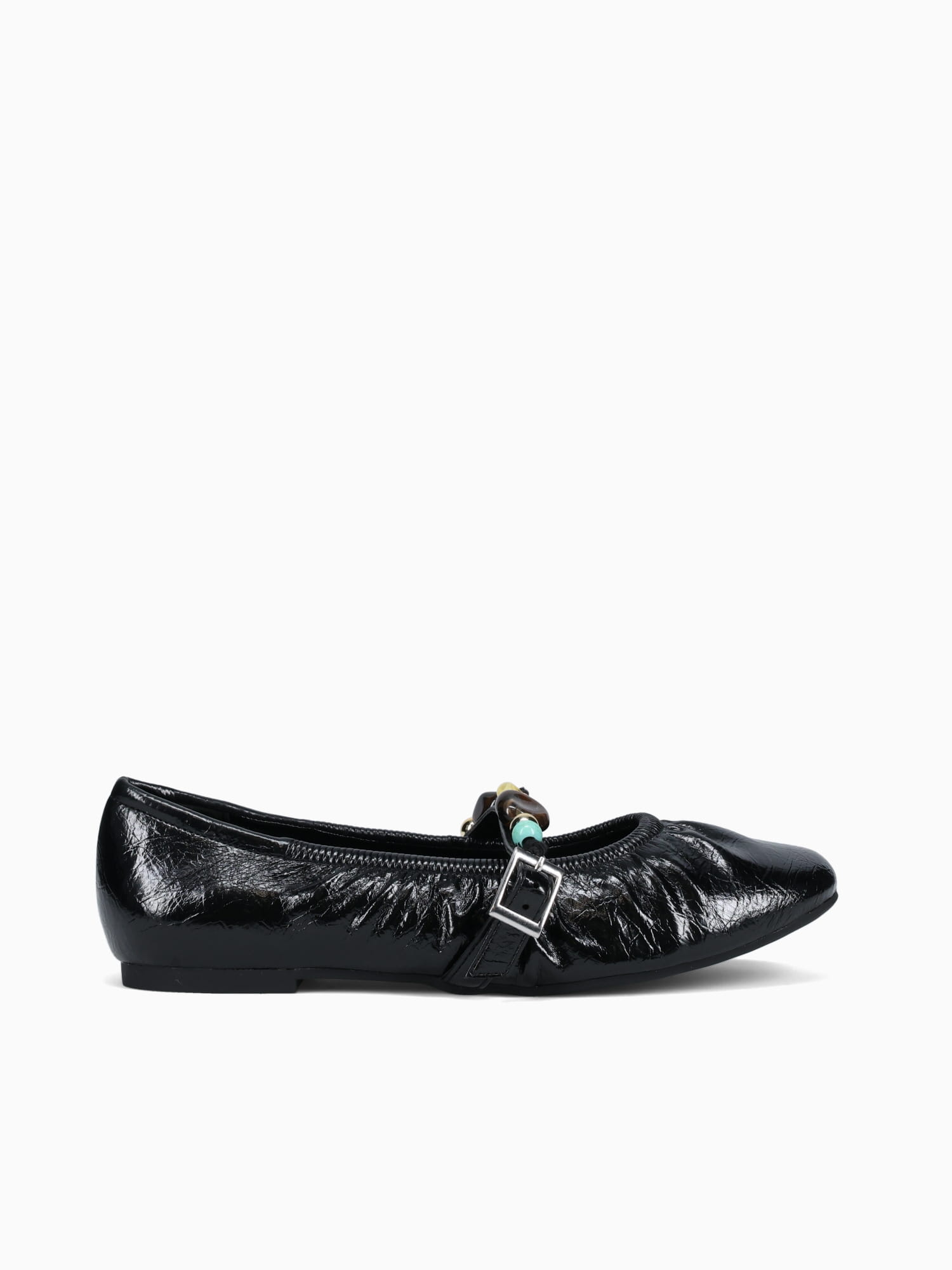 Eros Black Shine Nappa Black / 5 / M