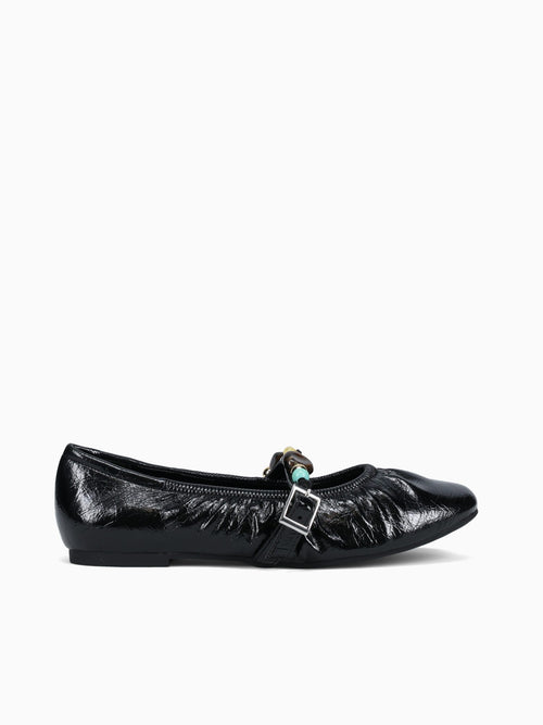 Eros Black Shine Nappa Black / 5 / M