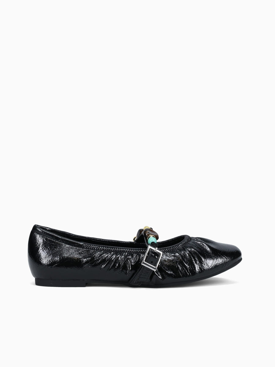 Eros Black Shine Nappa Black / 5 / M