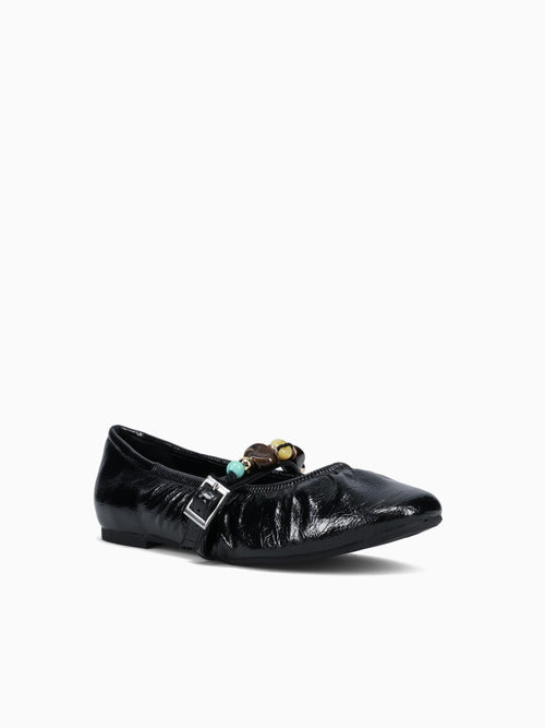 Eros Black Shine Nappa Black / 5 / M