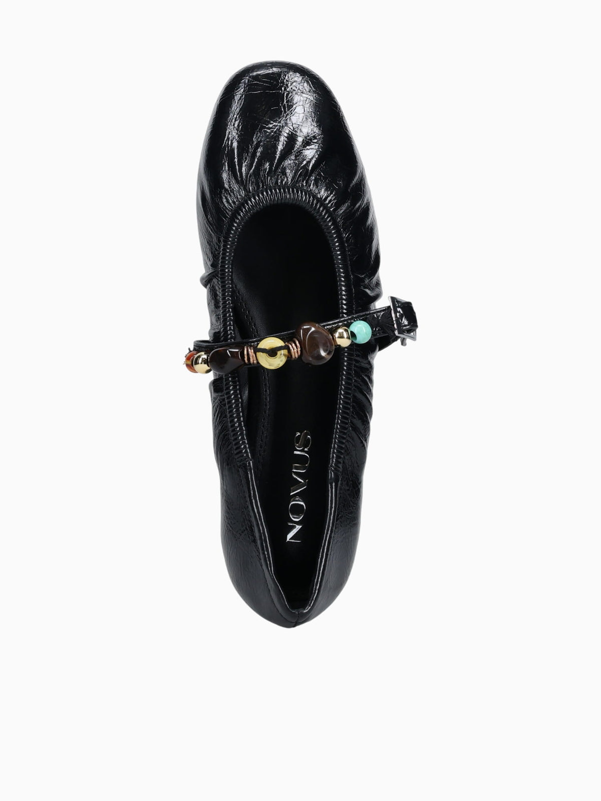 Eros Black Shine Nappa Black / 5 / M