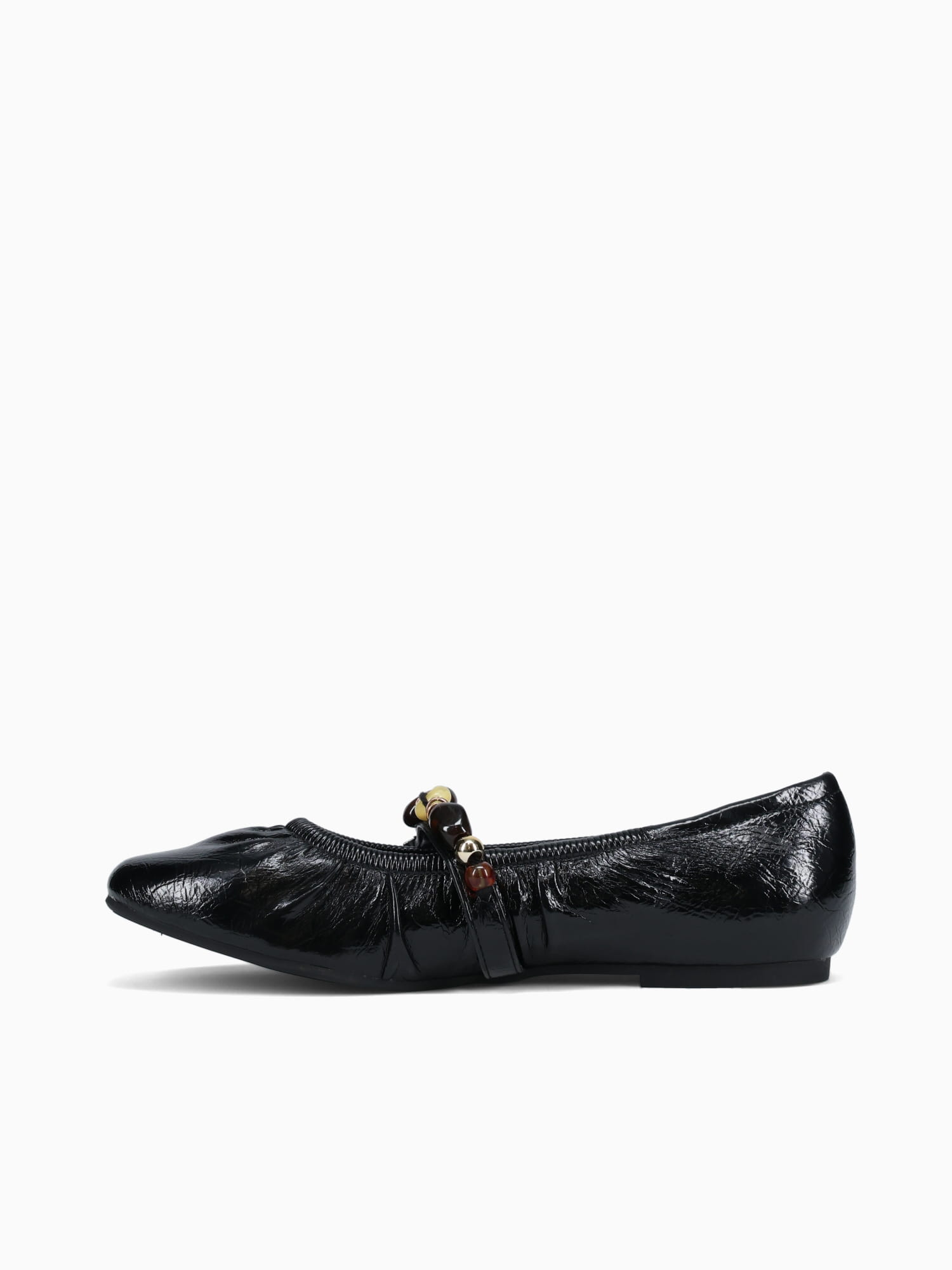 Eros Black Shine Nappa Black / 5 / M