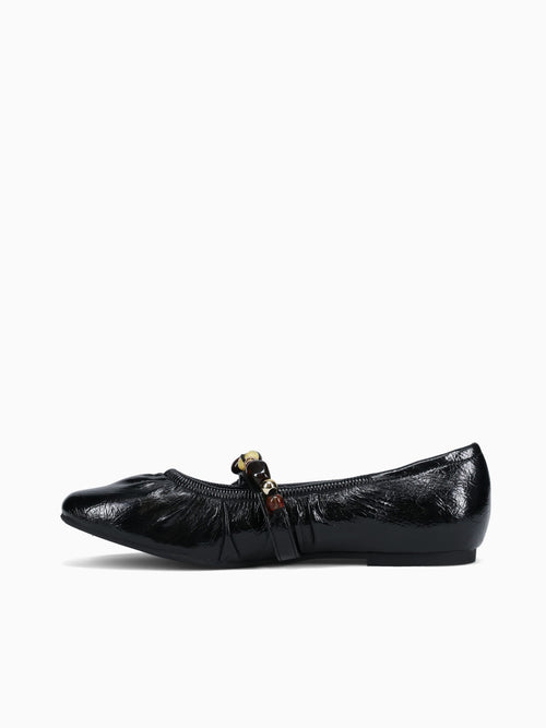 Eros Black Shine Nappa Black / 5 / M