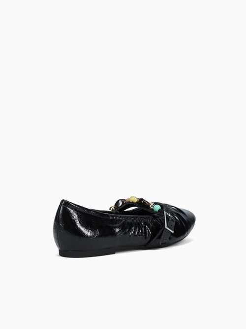 Eros Black Shine Nappa Black / 5 / M
