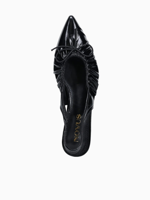 Chantal Black Nappa Black / 5 / M