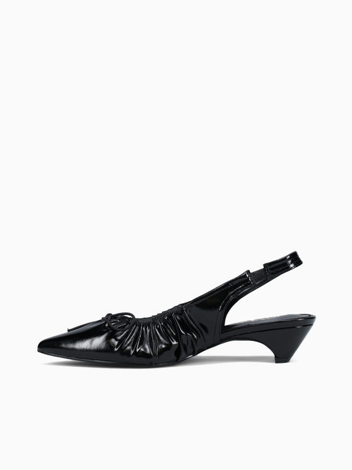 Chantal Black Nappa Black / 5 / M