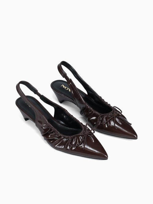 Chantal Coffee Nappa Brown / 5 / M
