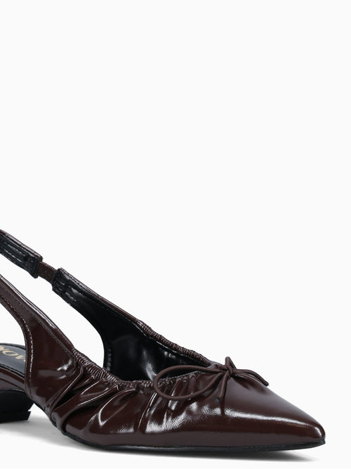 Chantal Coffee Nappa Brown / 5 / M