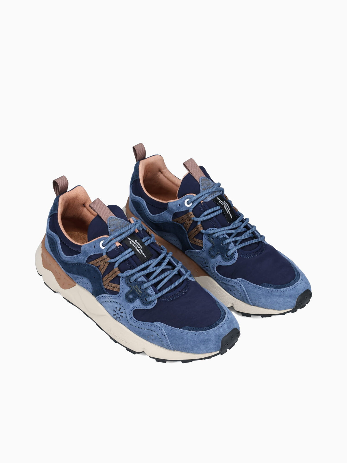 Yamano 3 Man Navy Brown suede Nylon Navy / 41 / M