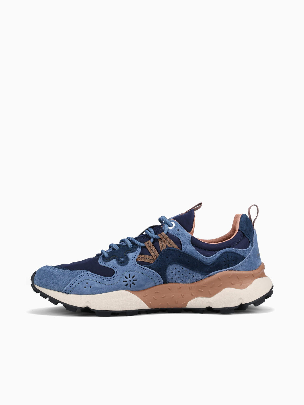 Yamano 3 Man Navy Brown suede Nylon Navy / 41 / M
